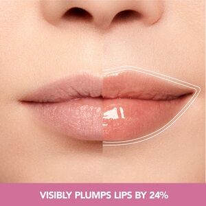 NIB BUXOM PLUMP SHOT PEPTIDES LIP SERUM IN COLOR Flush